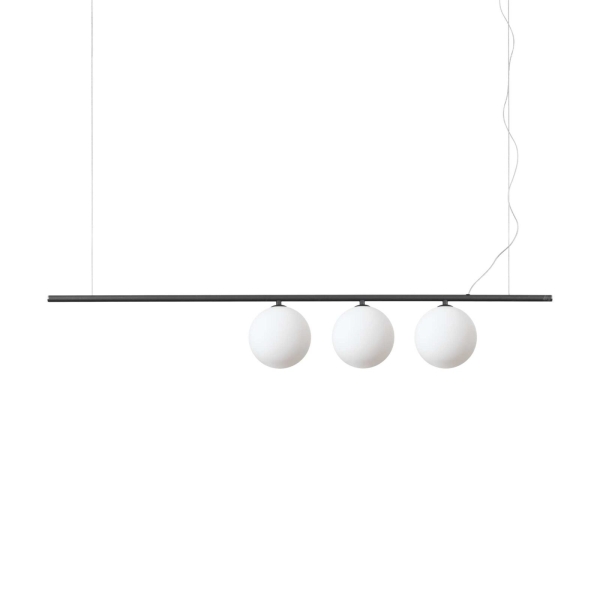 Pakabinamas šviestuvas PERLINE SP3 NERO, 307008, Lima Design, Ideal Lux, Pakabinamas šviestuvas PERLINE SP3 NERO, 307008