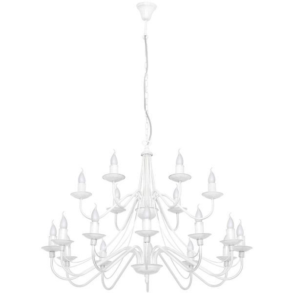 Pakabinamas šviestuvas ROZA BIALA 18, Lima Design, Aldex, Pakabinamas šviestuvas ROZA BIALA 18