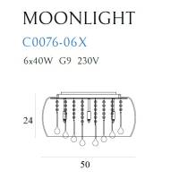Lubinis šviestuvas
 MOONLIGHT C0076-06X, Lima Design, Lubiniai šviestuvai, Lubinis šviestuvas MOONLIGHT C0076-06X