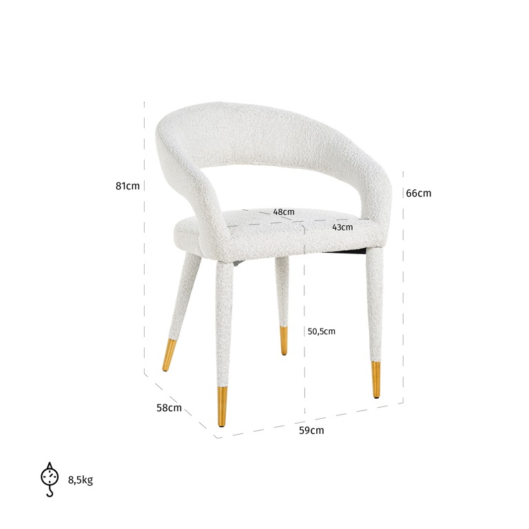 Valgomojo kėdė GIA Teddy 5 Valgomojo kėdė GIA Teddy, Lima Design, Valgomojo baldai, Valgomojo kėdė GIA Teddy