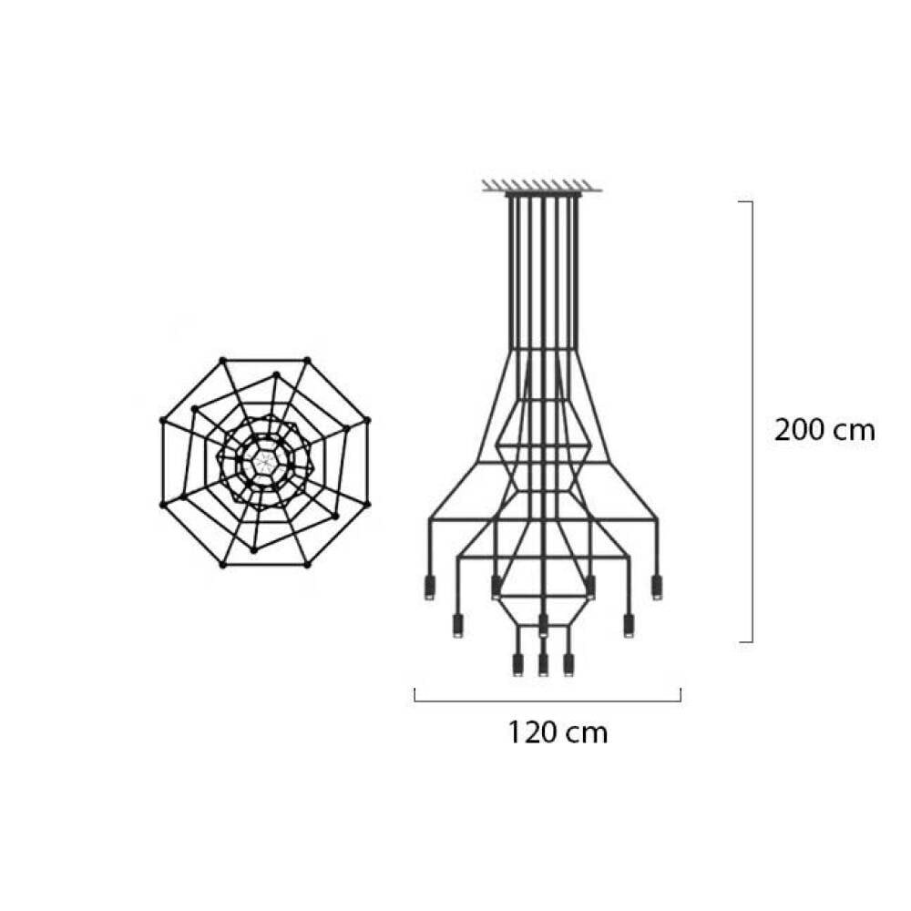 Pakabinamas šviestuvas FLUSSO 20, Lima Design, Pakabinami šviestuvai, Pakabinamas šviestuvas FLUSSO 20