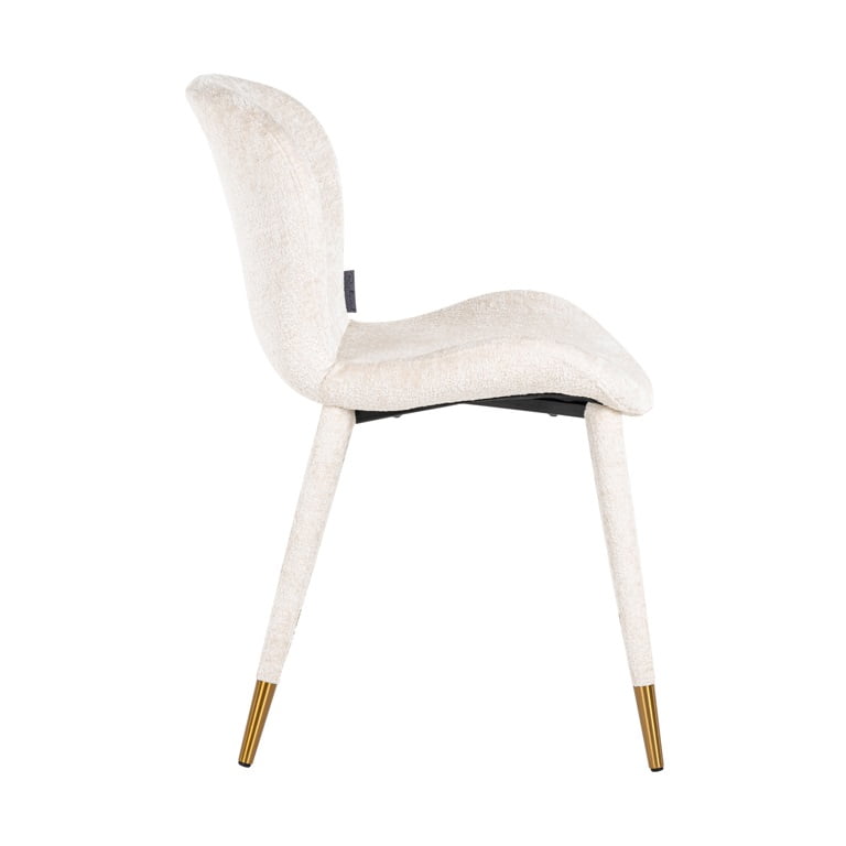 Valgomojo kėdė Sara WHITE CHENILLE 2 Valgomojo kėdė Sara WHITE CHENILLE, Lima Design, Valgomojo baldai, Valgomojo kėdė Sara WHITE CHENILLE