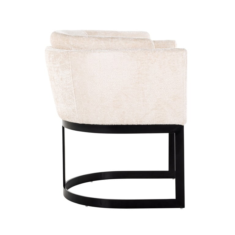 Valgomojo kėdė EMERSON WHITE CHENILLE 2 Valgomojo kėdė EMERSON WHITE CHENILLE, Lima Design, Valgomojo baldai, Valgomojo kėdė EMERSON WHITE CHENILLE