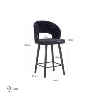 Pusbario kėdė SAVOY, Lima Design, Valgomojo baldai, Pusbario kėdė SAVOY