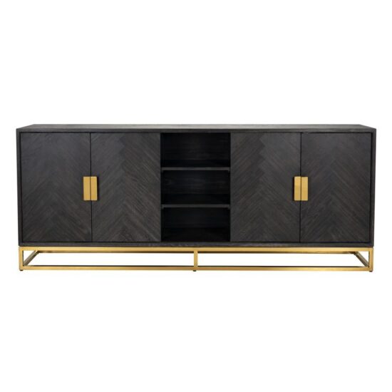 Komoda BLACKBONE GOLD 4 durų, Lima Design, Komodos ir spintos, Komoda BLACKBONE GOLD 4 durų
