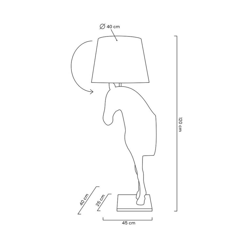 Toršeras KON HORSE STAND S, Lima Design, Šviestuvai, Toršeras KON HORSE STAND S
