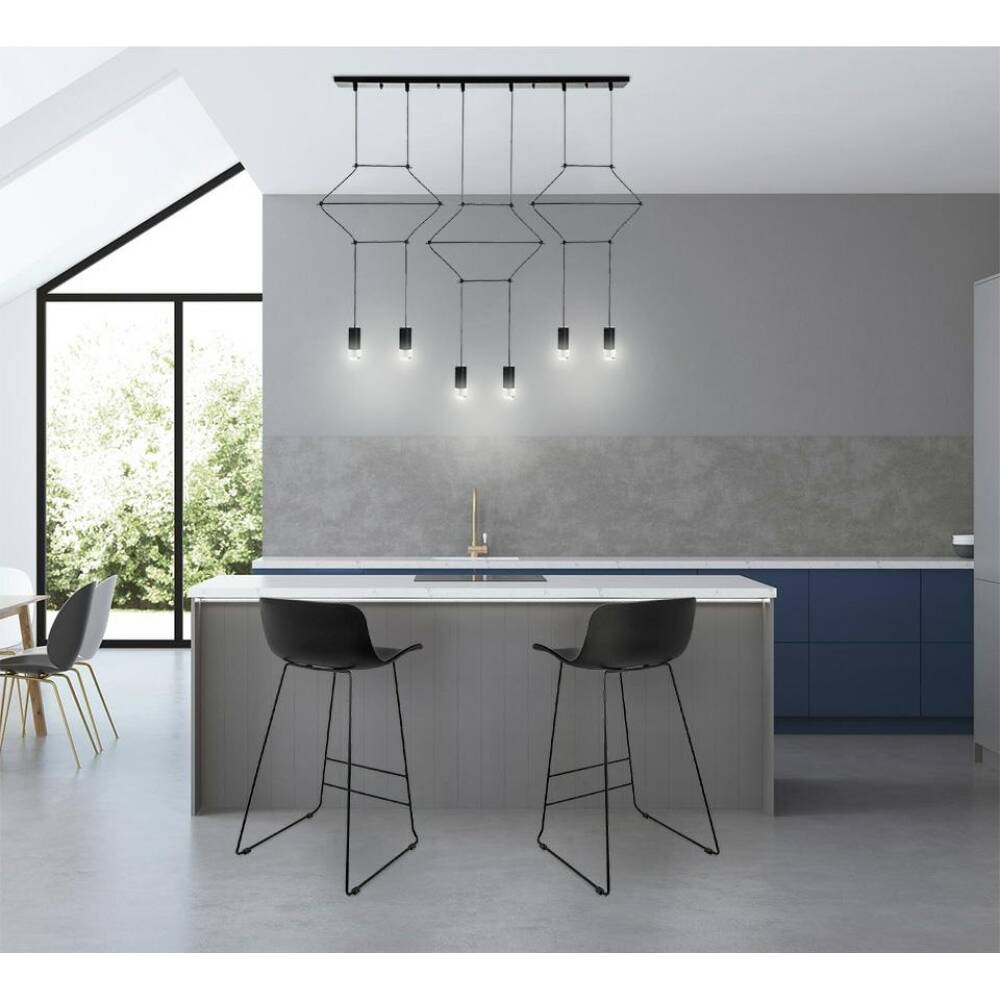 Pakabinamas šviestuvas FLUSSO LINE 6, Lima Design, Pakabinami šviestuvai, Pakabinamas šviestuvas FLUSSO LINE 6