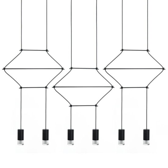 Pakabinamas šviestuvas FLUSSO LINE 6, Lima Design, Pakabinami šviestuvai, Pakabinamas šviestuvas FLUSSO LINE 6