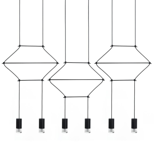Pakabinamas šviestuvas FLUSSO LINE 6, Lima Design, Pakabinami šviestuvai, Pakabinamas šviestuvas FLUSSO LINE 6