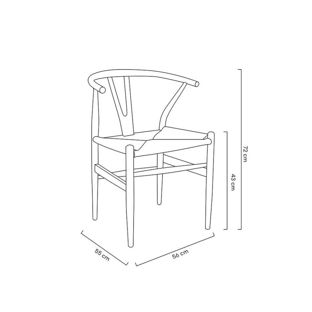 Valgomojo kėdė WISHBONE METAL 2, Lima Design, Valgomojo kėdės,