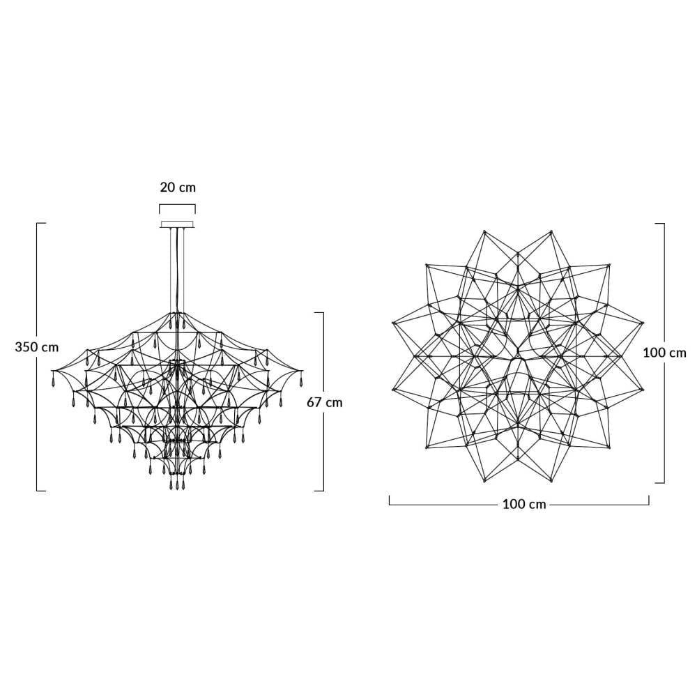Pakabinamas šviestuvas CONSTELATION 100, Lima Design, Pakabinami šviestuvai, Pakabinamas šviestuvas CONSTELATION 100