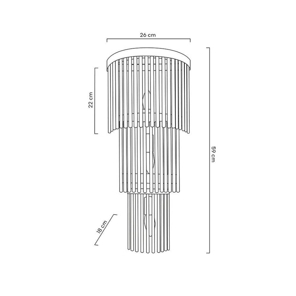 Sieninis šviestuvas ESTRO, Lima Design, Sieniniai šviestuvai, Sieninis šviestuvas ESTRO