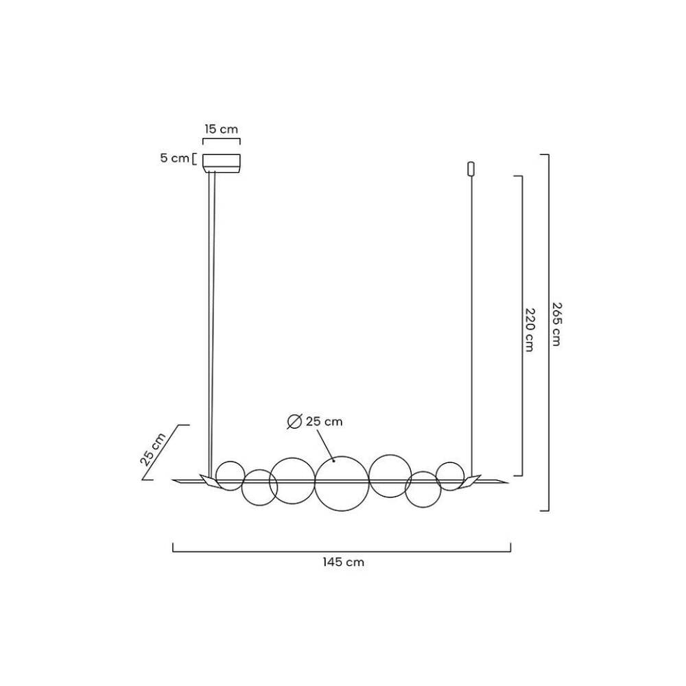 Pakabinamas šviestuvas ECHO 140, Lima Design, Pakabinami šviestuvai, Pakabinamas šviestuvas ECHO 140