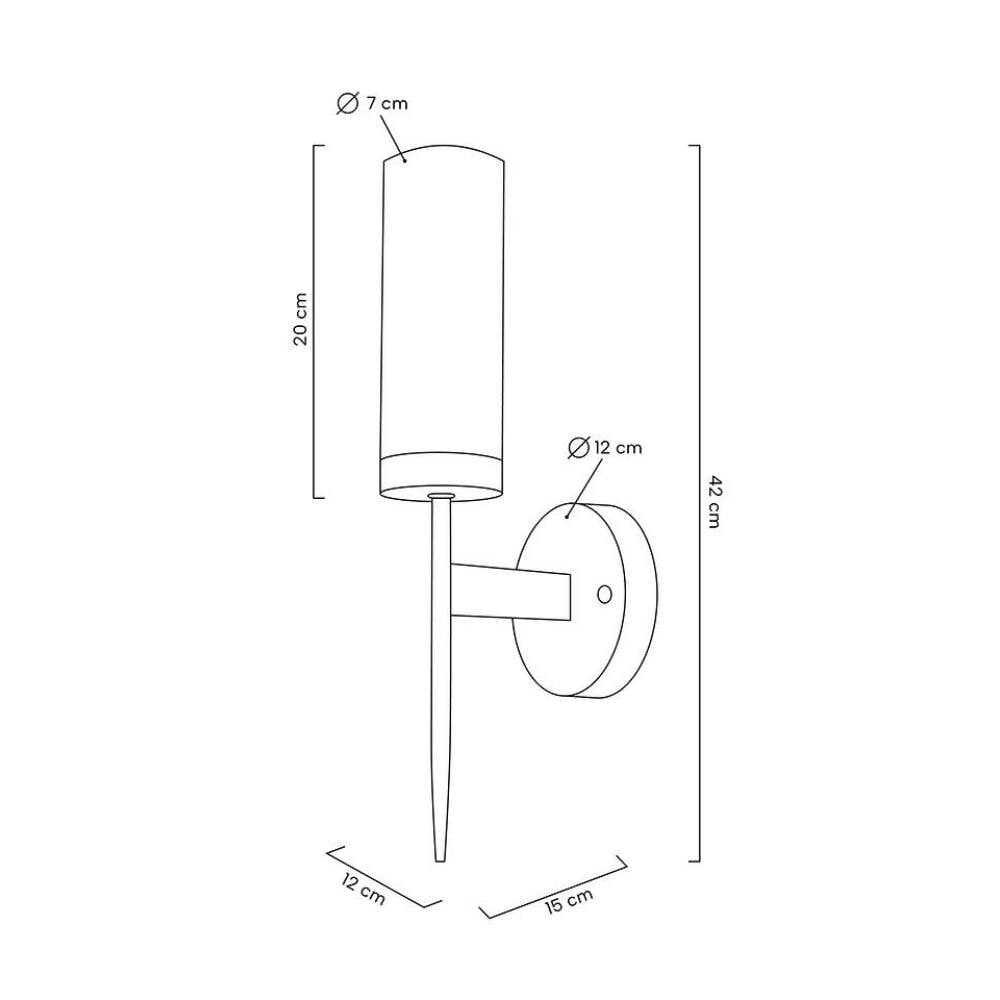 Sieninis šviestuvas TORCH, Lima Design, Sieniniai šviestuvai, Sieninis šviestuvas TORCH