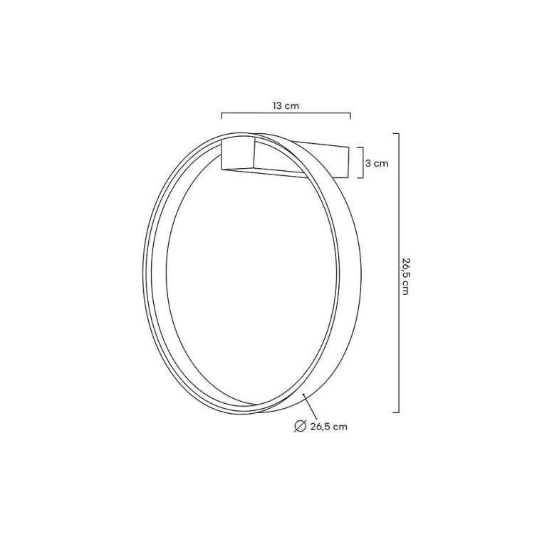 Sieninis šviestuvas CIRCLE WALL, Lima Design, Moosee, Sieninis šviestuvas CIRCLE WALL