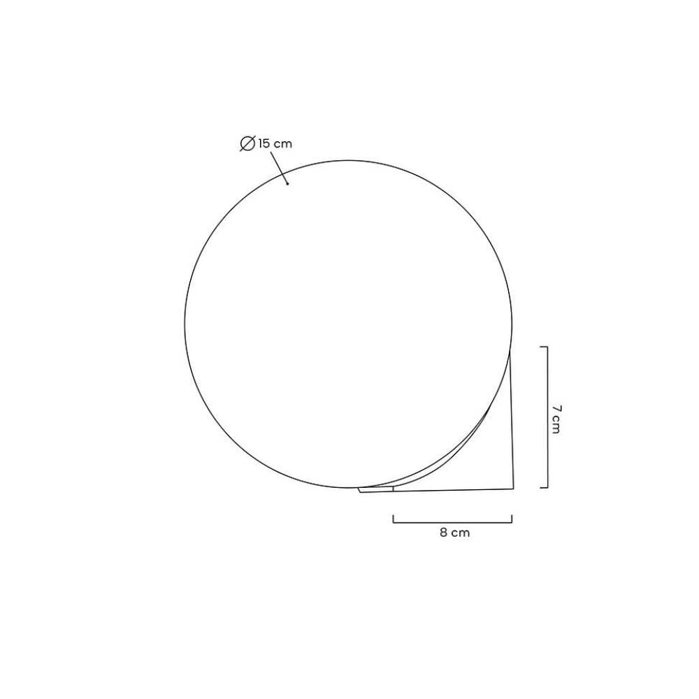 Sieninis šviestuvas BOLL, Lima Design, Sieniniai šviestuvai, Sieninis šviestuvas BOLL