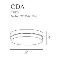 Lubinis šviestuvas
 ODA C0194, Lima Design, Lubiniai šviestuvai, Lubinis šviestuvas ODA C0194
