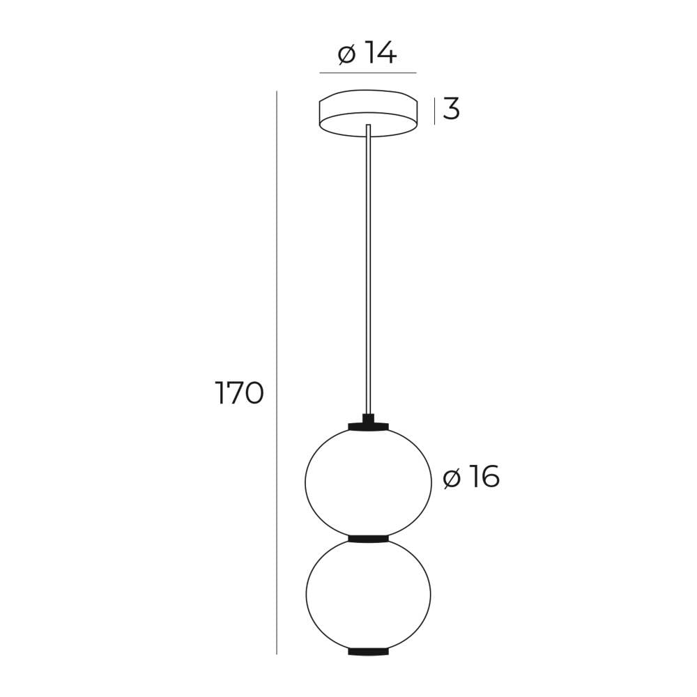 Pakabinamas šviestuvas TAMA P0469, Lima Design, MaxLight, Pakabinamas šviestuvas TAMA P0469