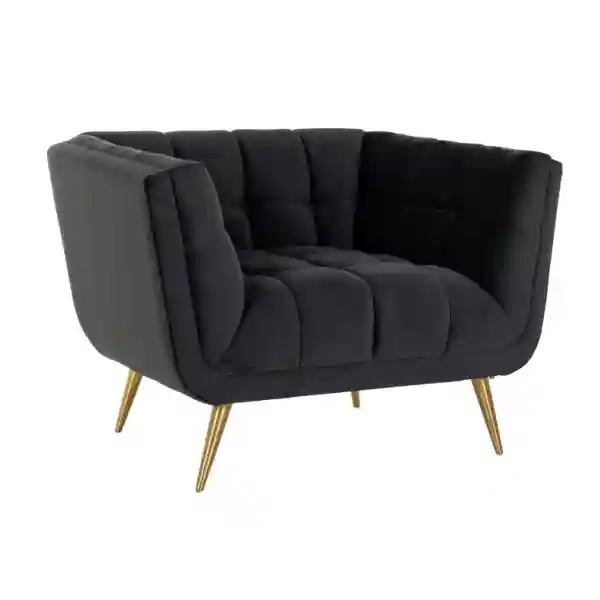 Fotelis Huxley Antraciet velvet, Lima Design, Foteliai, Fotelis Huxley Antraciet velvet