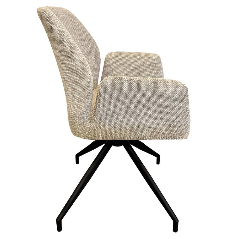 Valgomojo kėdė Storm Beige, su sukimosi funkcija, Lima Design, Prekiniai ženklai, Valgomojo kėdė Storm Beige, su sukimosi funkcija