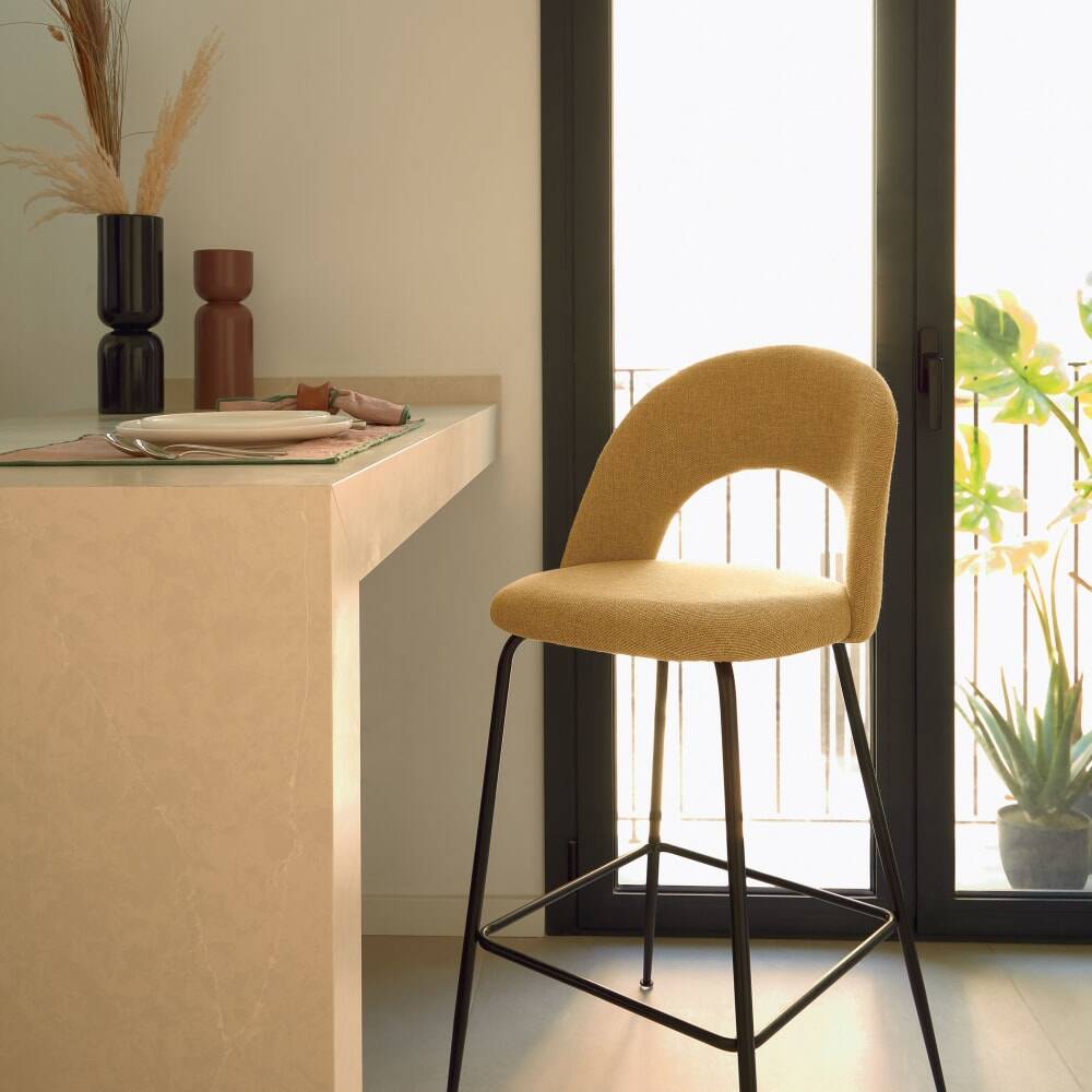 Pusbario kėdė Mahalia, Lima Design, Kave Home, Pusbario kėdė Mahalia