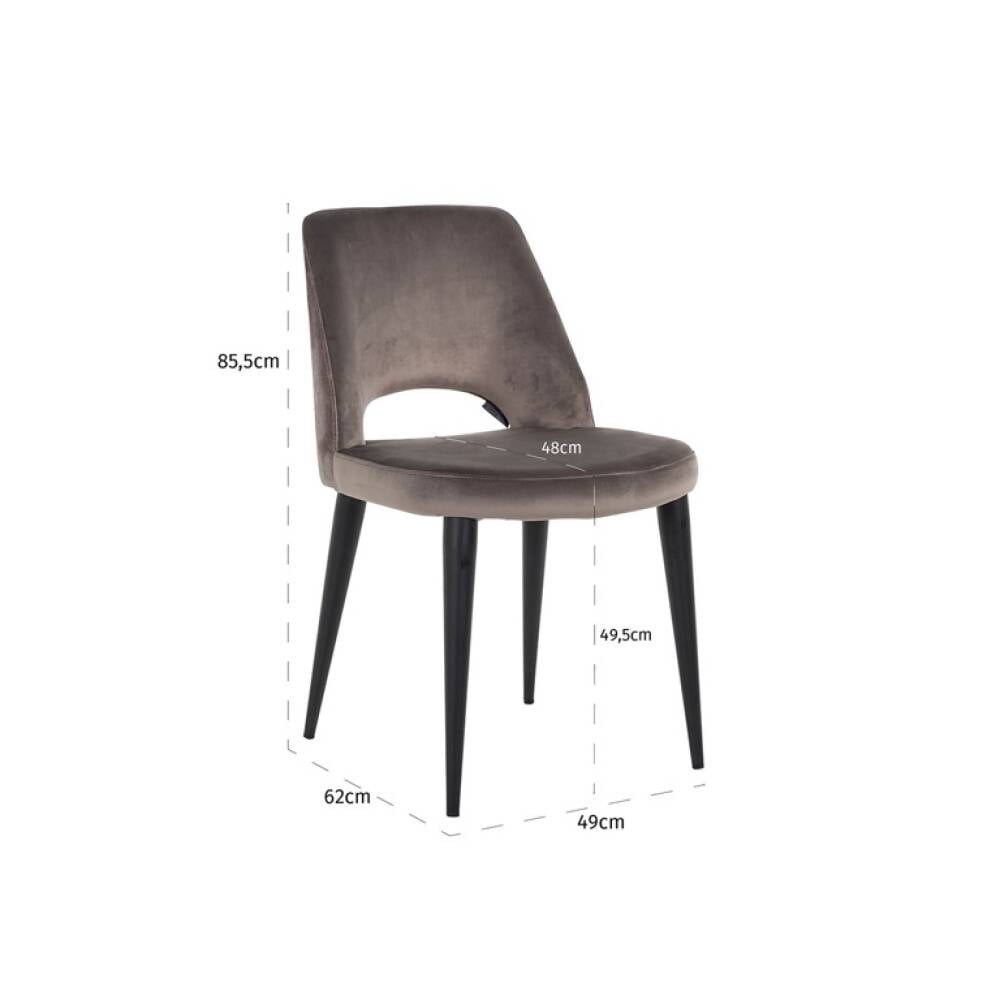 Valgomojo kėdė Tabitha quartz stone, Lima Design, Negrąžinami baldai, Valgomojo kėdė Tabitha quartz stone