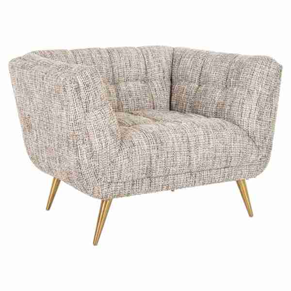 Fotelis Huxley White Boucle, Lima Design, Svetainės baldai, Richmond interiors,