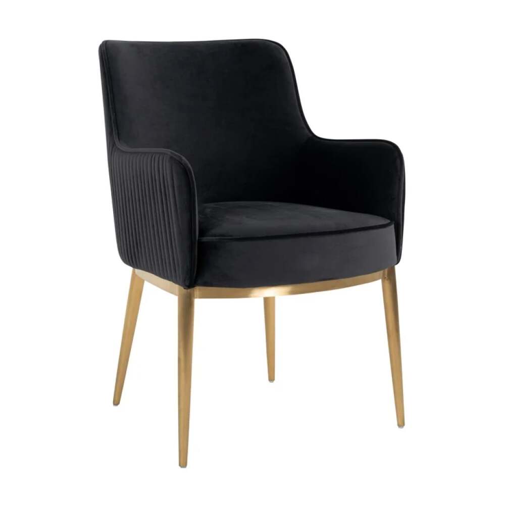 Valgomojo kėdė  Breeze Antracite velvet, Lima Design, Negrąžinami baldai, Valgomojo kėdė Breeze Antracite velvet