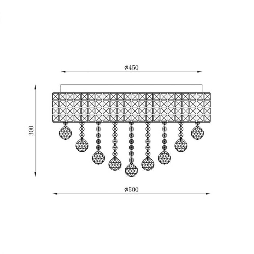 Lubinis šviestuvas CAPRI 19027-L, Lima Design, Lubiniai šviestuvai, Lubinis šviestuvas CAPRI 19027-L