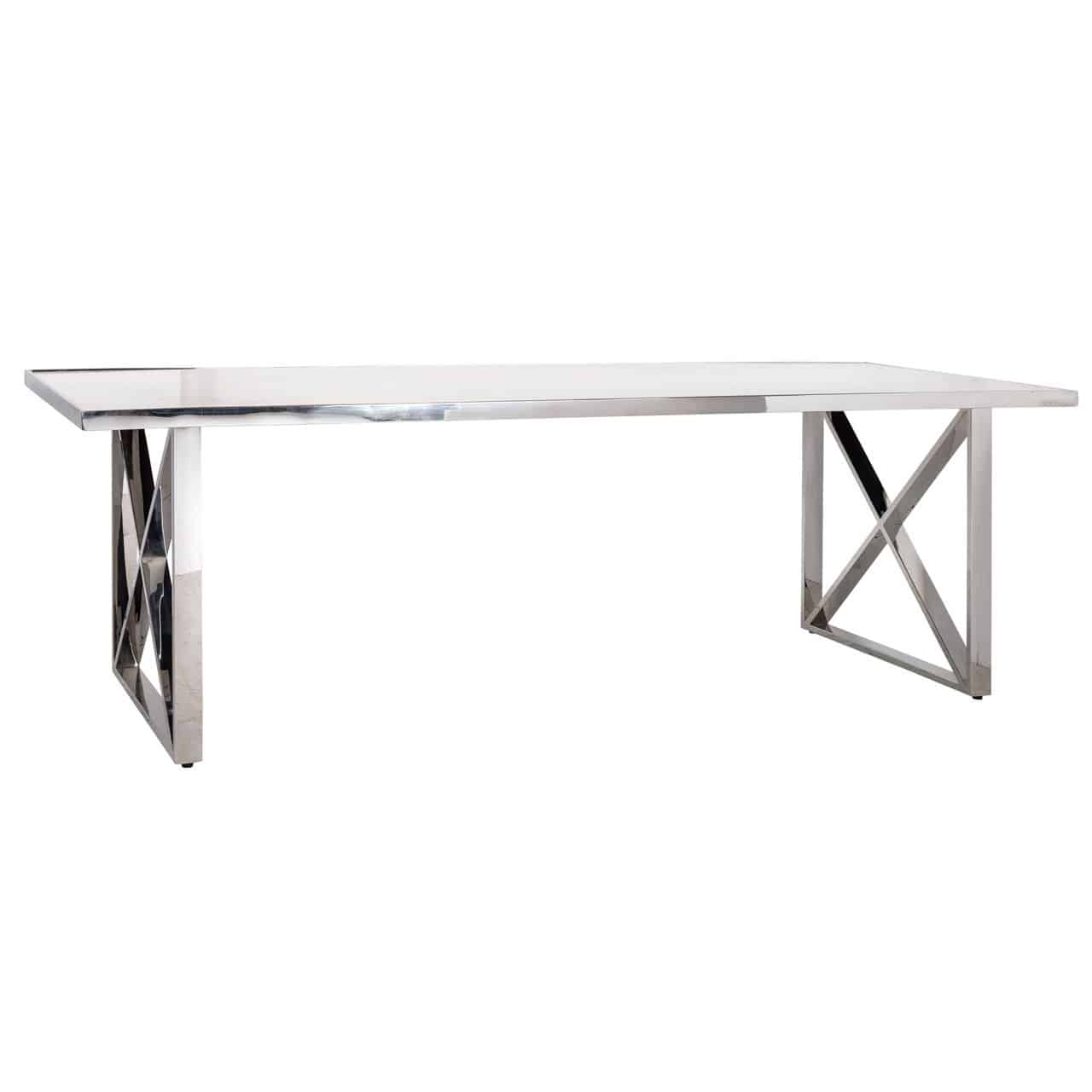 Valgomojo stalas Levanto 200 1 Dining table Levanto 200 (Silver), Lima Design, Valgomojo baldai, Dining table Levanto 200 (Silver)