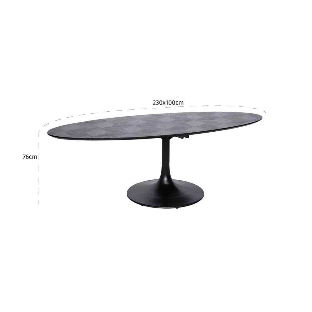 Valgomojo stalas Blax oval 230, Lima Design, Richmond interiors, Richmond interiors,