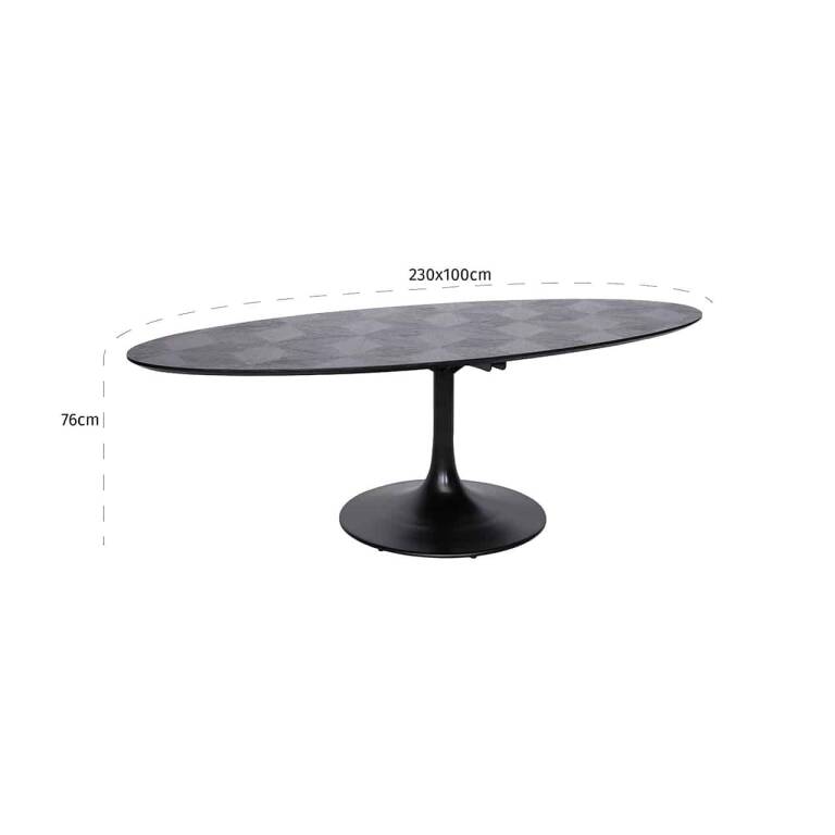 Valgomojo stalas Blax oval 230, Lima Design, Richmond interiors, Richmond interiors,