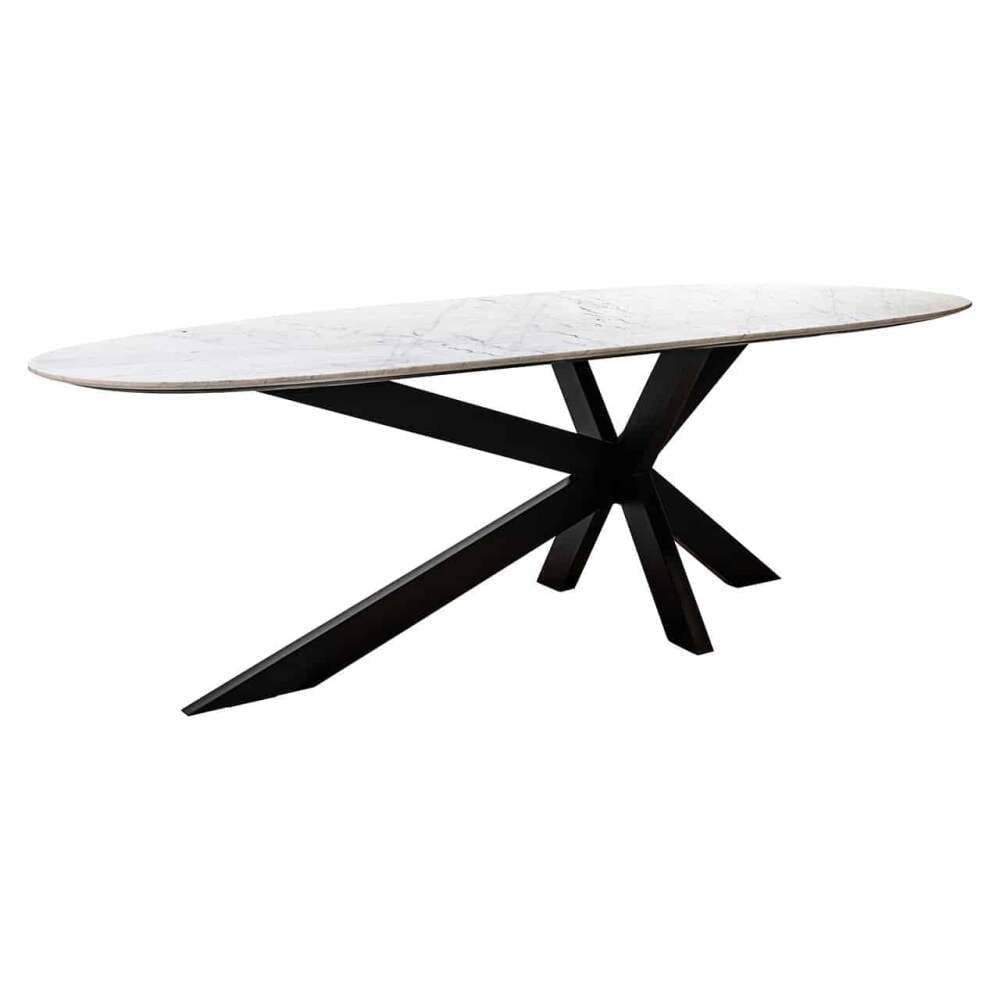Trocadero white marble dining table, Lima Design, Valgomojo baldai, Trocadero white marble dining table
