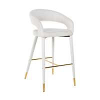 Baro kėdė GIA, white boucle, Lima Design, Baro kėdės, Baro kėdė GIA, white boucle