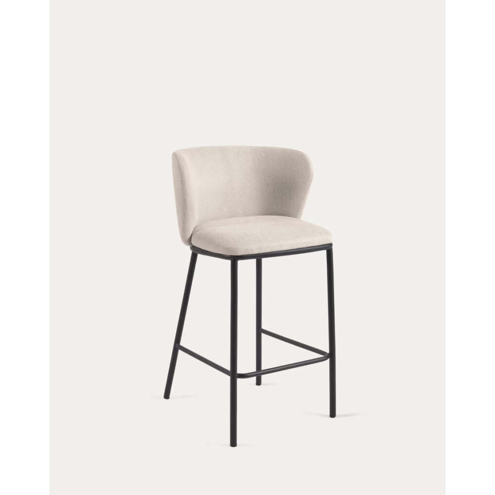 Pusbario kėdė Ciselia beige, Lima Design, Kave Home, Pusbario kėdė Ciselia beige