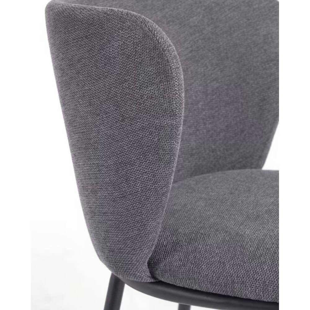 Pusbario kėdė Ciselia grey, Lima Design, Kave Home, Pusbario kėdė Ciselia grey