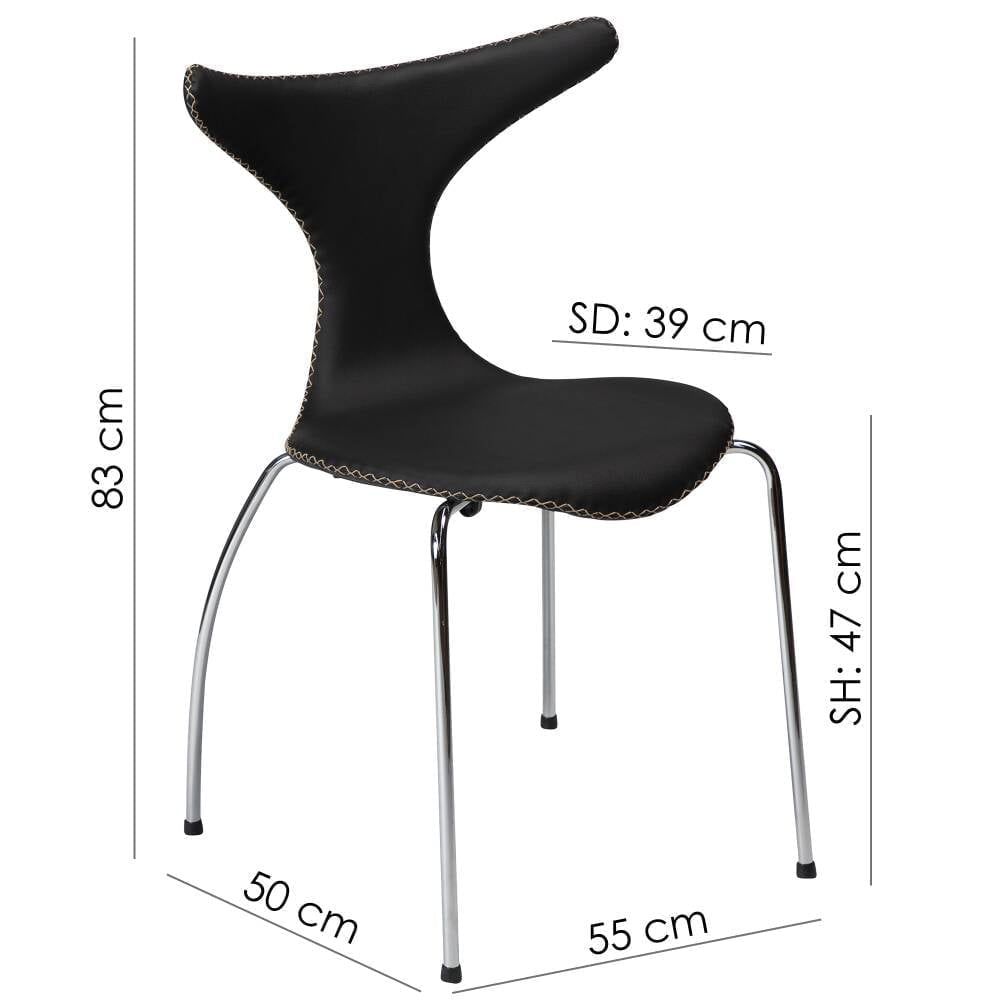 Valgomojo kėdė DOLPHIN, Lima Design, Dan-Form, Valgomojo kėdė DOLPHIN