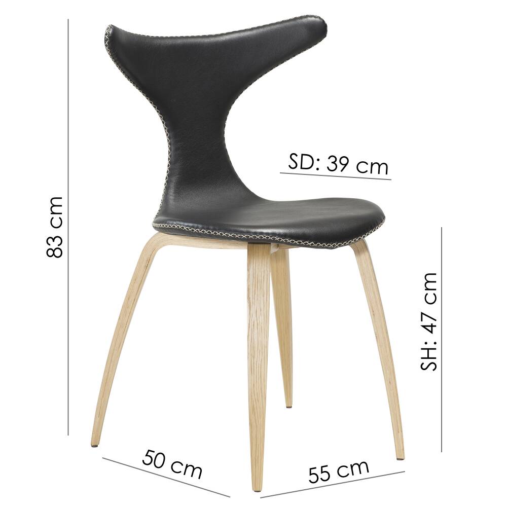 Valgomojo kėdė DOLPHIN, Lima Design, Dan-Form, Valgomojo kėdė DOLPHIN