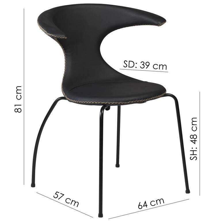 Valgomojo kėdė FLAIR, Lima Design, Dan-Form, Valgomojo kėdė FLAIR