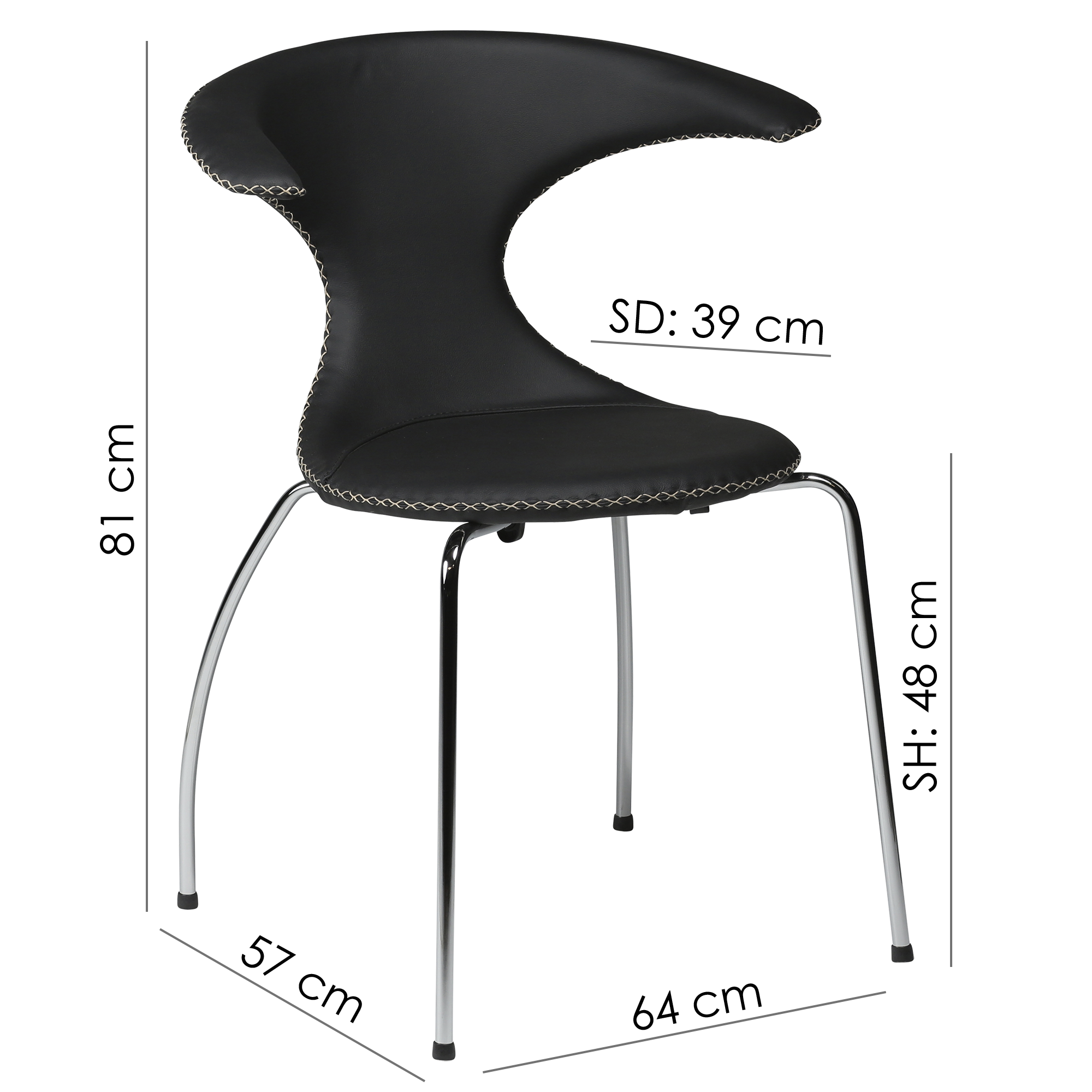 Valgomojo kėdė FLAIR 7 Valgomojo kėdė FLAIR, Lima Design, Dan-Form, Valgomojo kėdė FLAIR