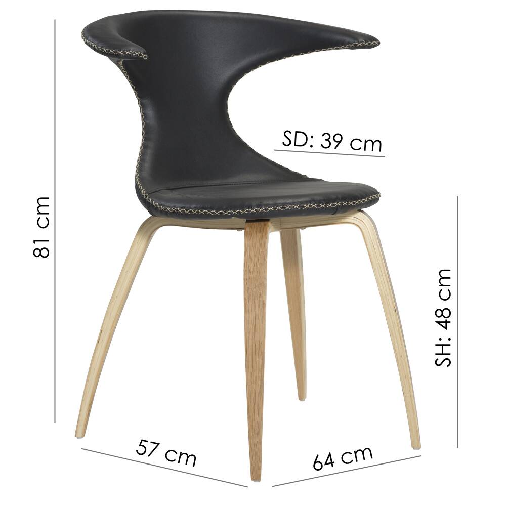 Valgomojo kėdė FLAIR, Lima Design, Dan-Form, Valgomojo kėdė FLAIR