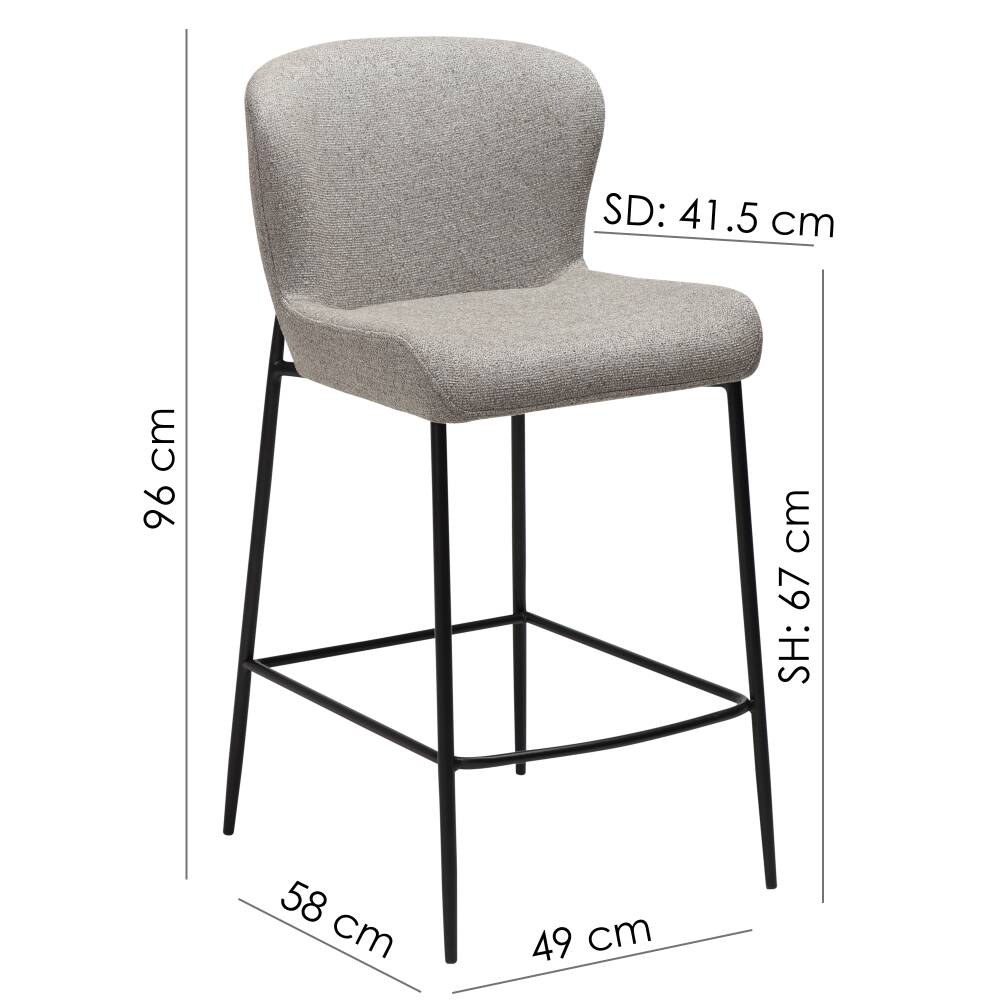 Pusbario kėdė GLAM, Lima Design, Dan-Form, Pusbario kėdė GLAM