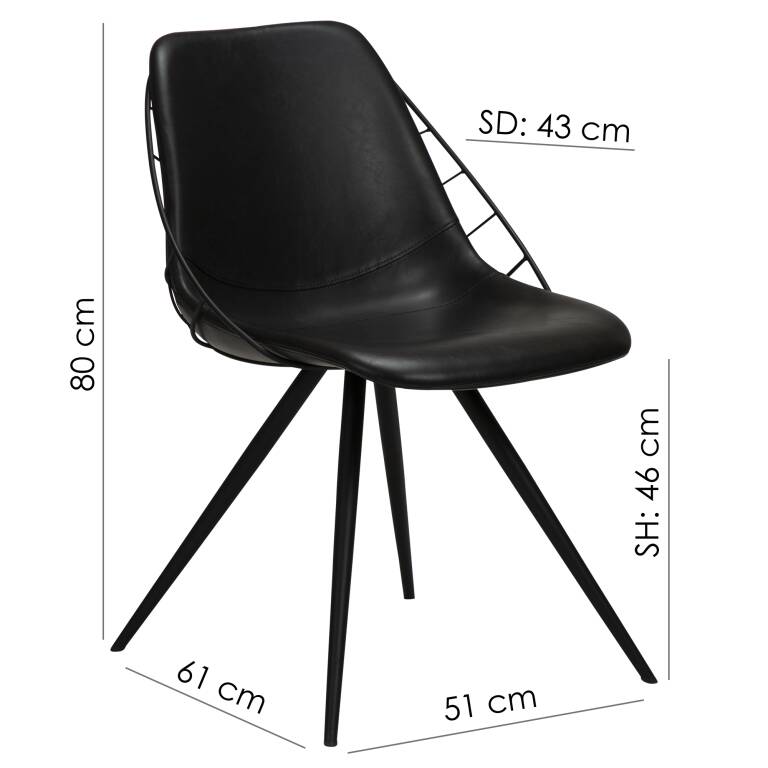 Valgomojo kėdė SWAY, Lima Design, Dan-Form, Valgomojo kėdė SWAY