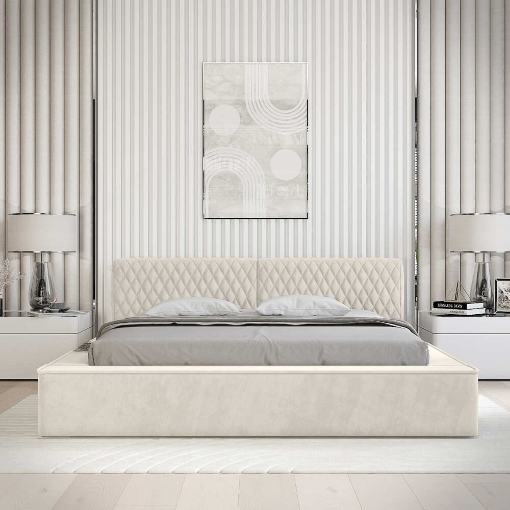Miegamojo lova Azurro, Lima Design, limqua, Individualiai gaminamas baldas, Miegamojo lova
