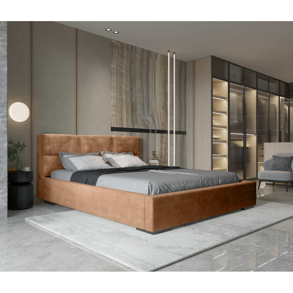 Miegamojo lova Porto, Lima Design, limqua, Individualiai gaminamas baldas, Miegamojo lova