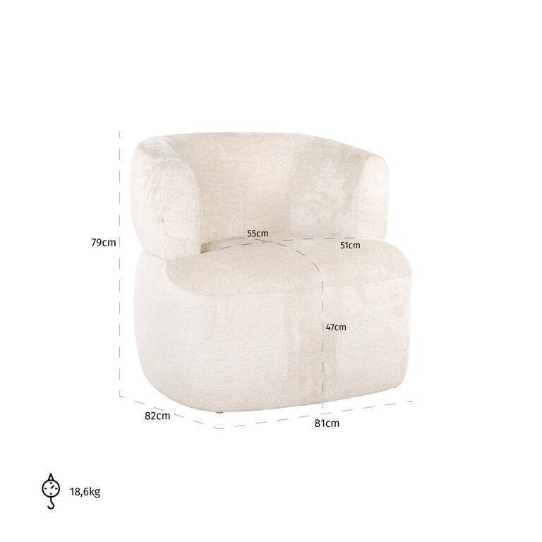 Fotelis Donna, Lima Design, Svetainės baldai,