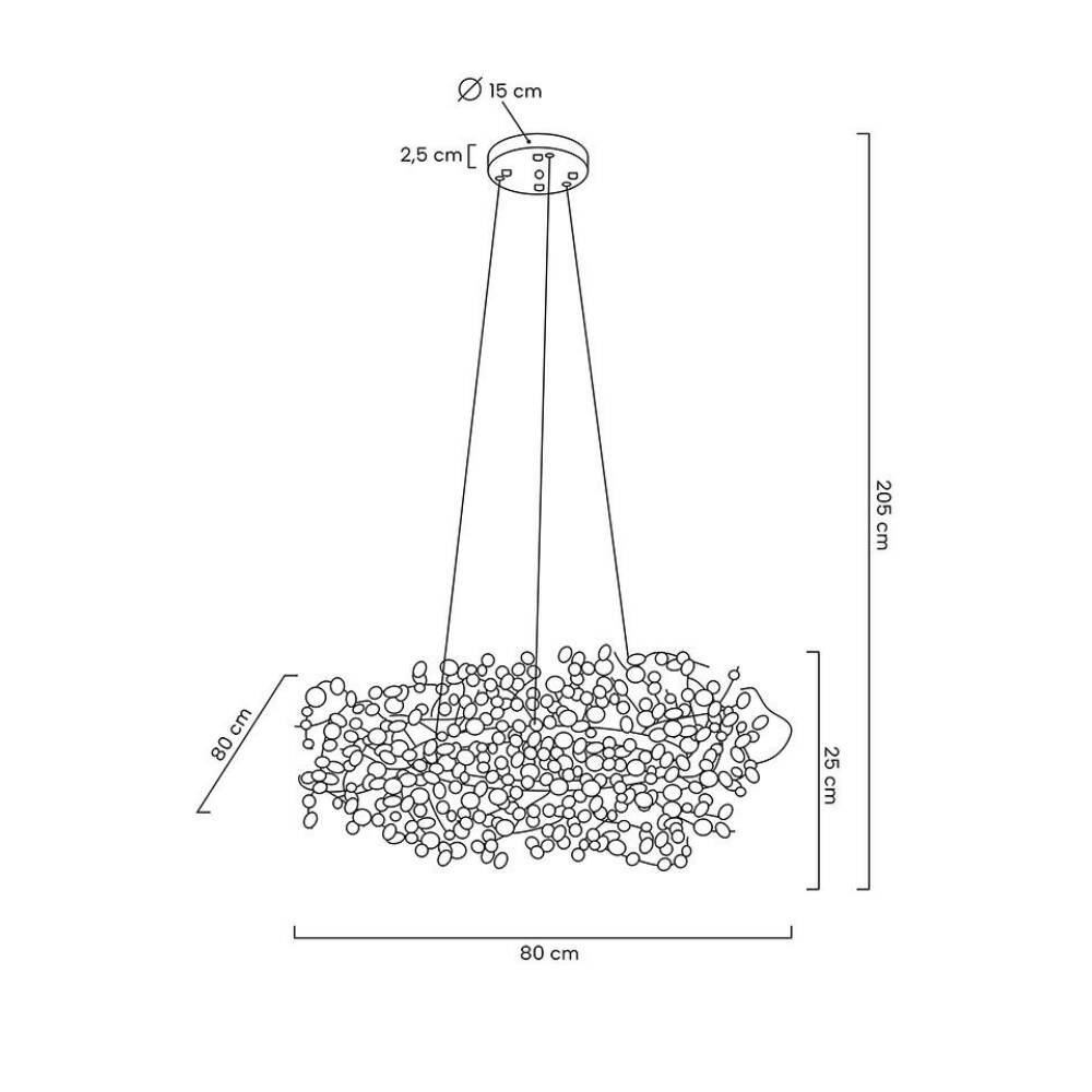 Pakabinamas šviestuvas MONETE 80, Lima Design, Pakabinami šviestuvai,