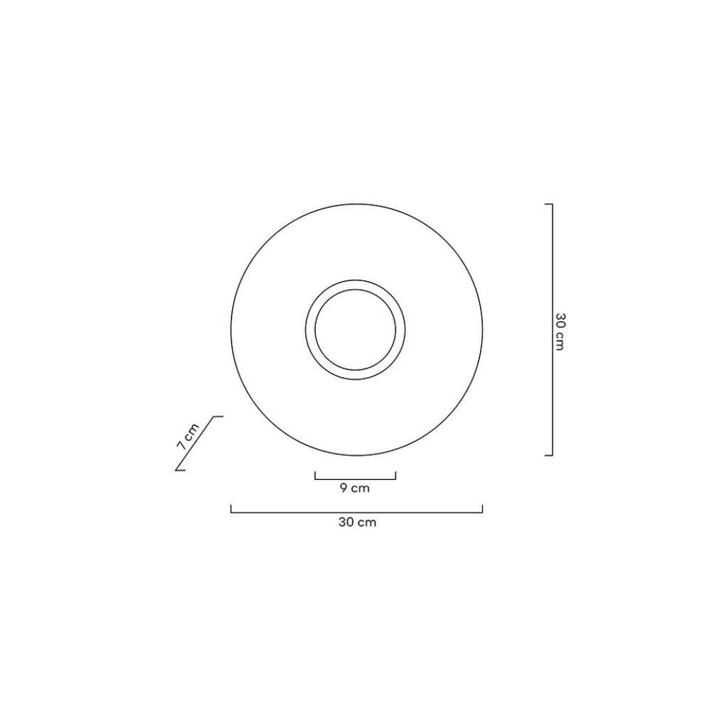 Sieninis šviestuvas ONDA, Lima Design, Moosee,