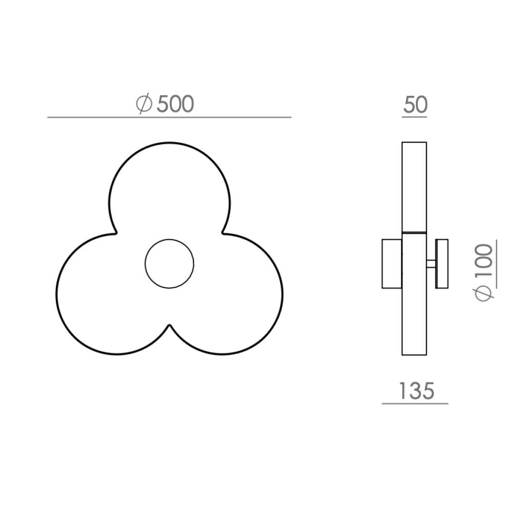Sieninis šviestuvas Oket A1317, Lima Design, AROMAS DEL CAMPO,