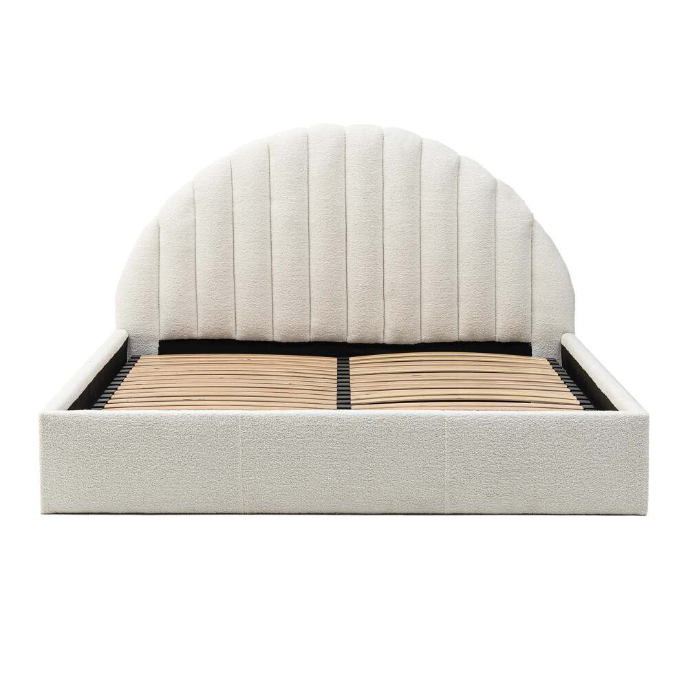 Miegamojo lova Vertical Round 140x200, Lima Design, Minkštieji baldai,